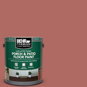 1 gal. #PPU2-13 Colonial Brick Low-Lustre Enamel Interior/Exterior Porch and Patio Floor Paint