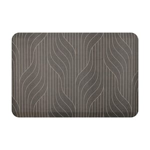 Sole Comfort New Wave 22 in. x 32 in. Grey Anti-Fatigue Comfort Mat