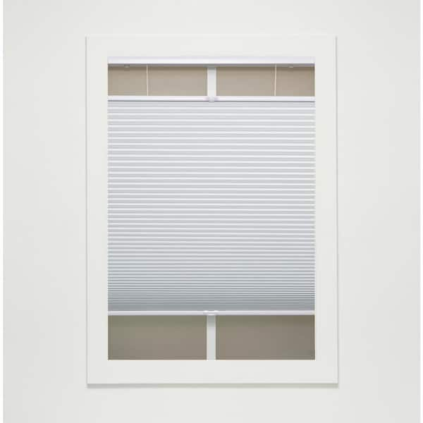 White Cordless Top-Down Bottom-Up Blackout Polyester Cellular Shades - 40 in. W x 60 in. L