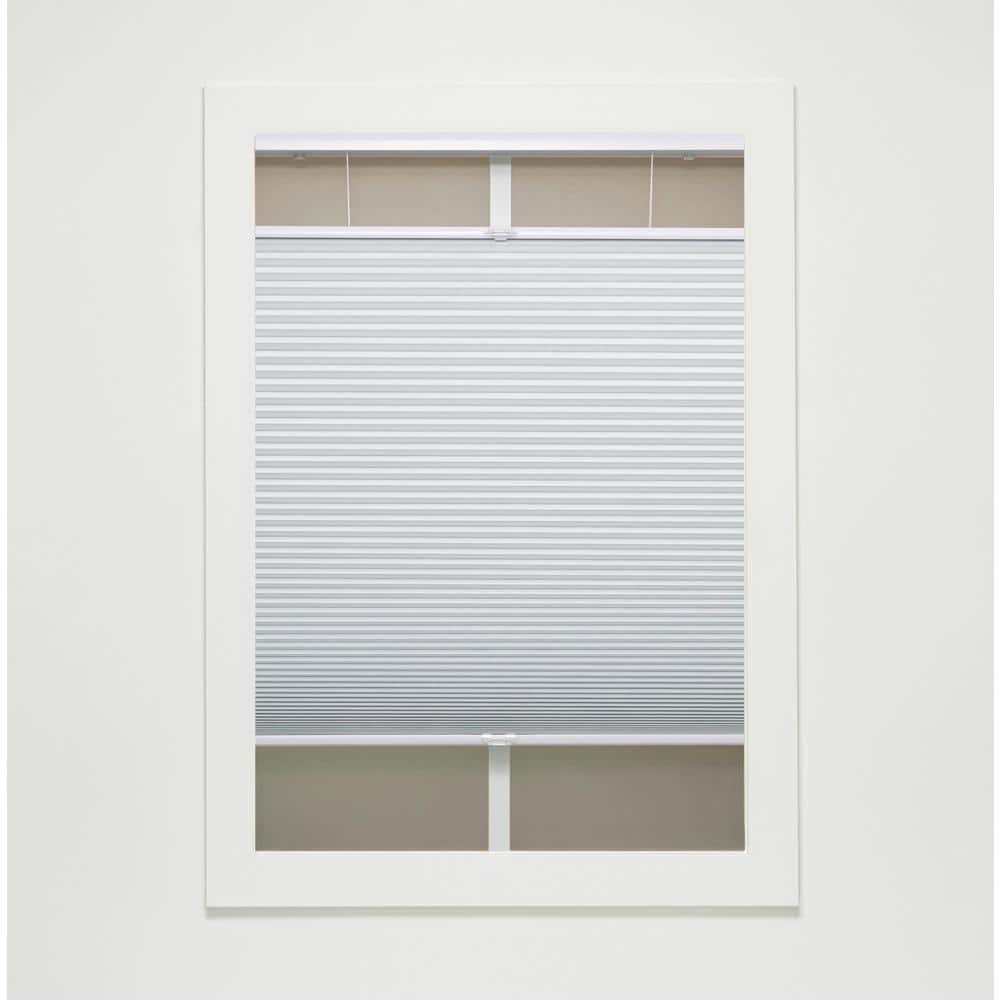 Perfect Lift Window Treatment Cut-to-Width White Cordless Blackout Eco ...