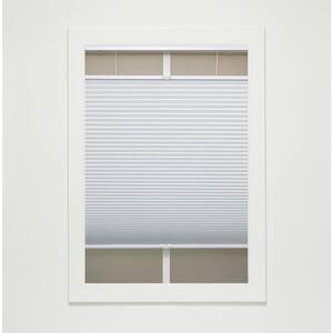 White Cordless Top-Down Bottom-Up Blackout Polyester Cellular Shades - 59.5 in. W x 36 in. L