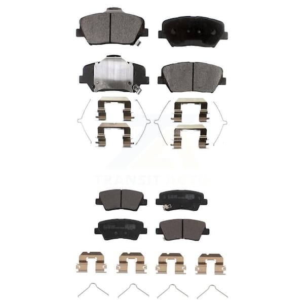 TEC Front Rear Ceramic Brake Pads Kit For 2019-2022 Hyundai Nexo KTC-100775
