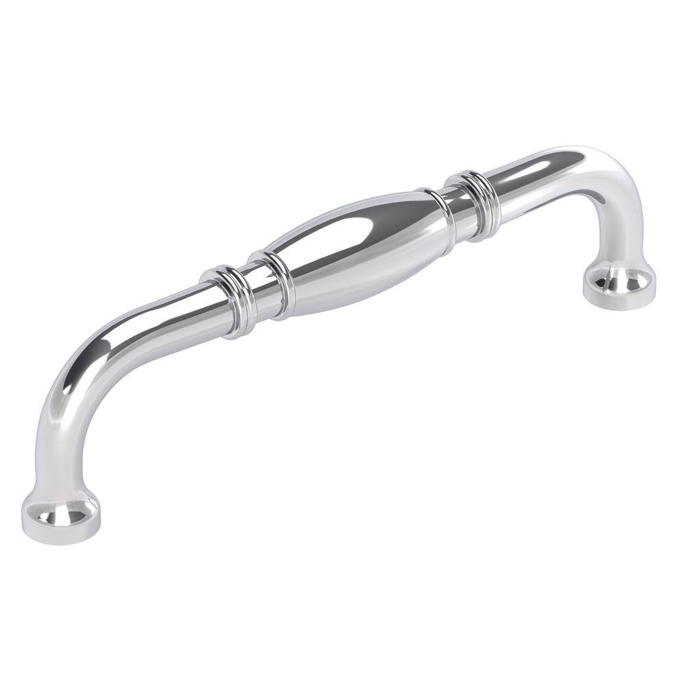 Granby 5-1/16 in. (128mm) Traditional Polished Chrome Arch Cabinet Pull