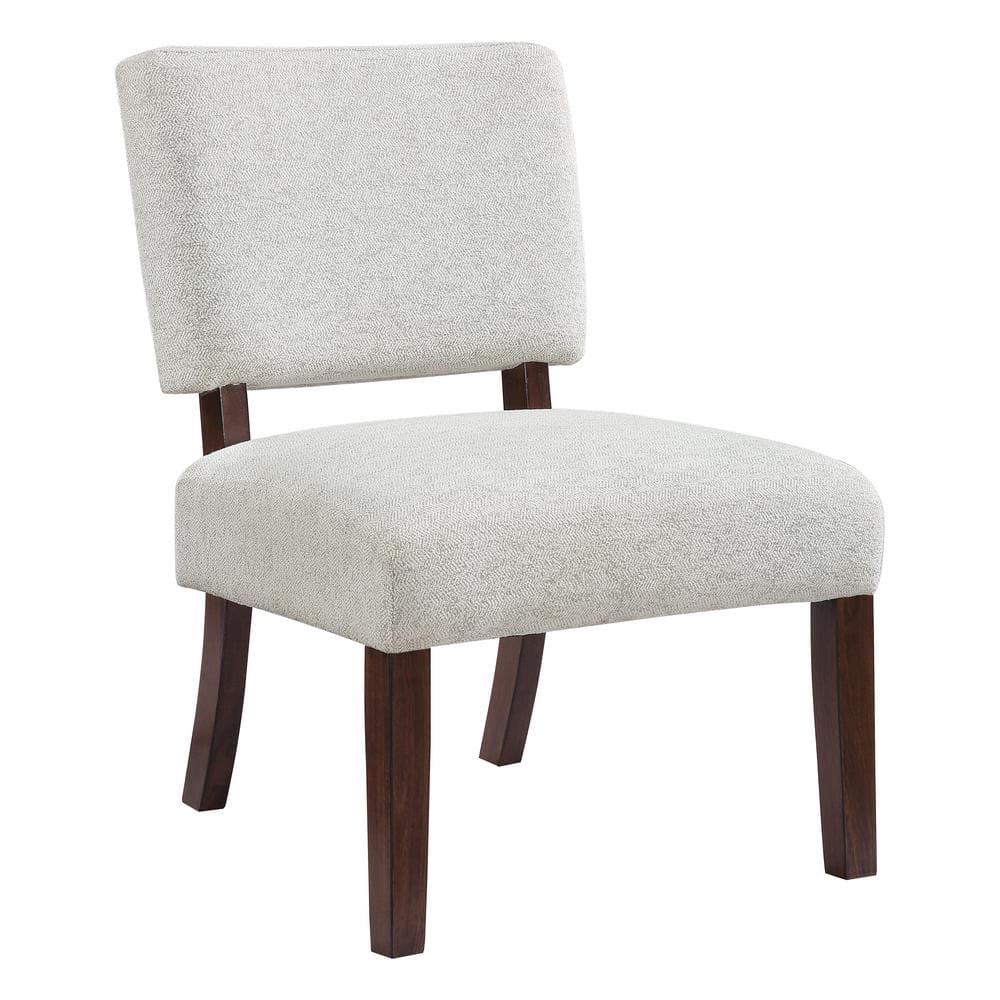 OSP Home Furnishings Jasmine Oyster Grey Fabric Accent Chair JAST5