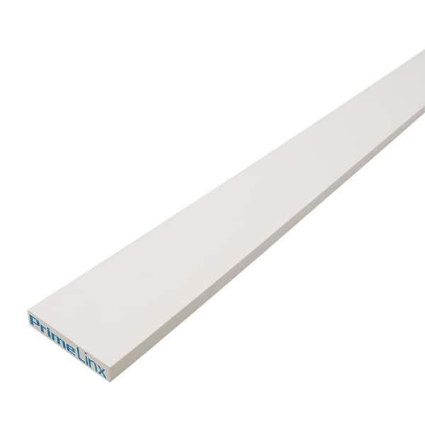 PrimeLinx 5/4x4-16 Pine Finger Joint & Edge Glued KD - Primed (Actual Size: 1-1/16""x3-1/2") 211124