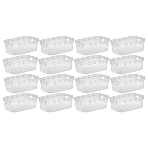 Sterilite 6-Pack 2-Gallon Plastic Bpa-free Reusable Food Storage Container  with Lid in the Food Storage Containers department at