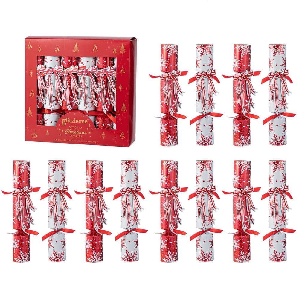 1.25 in. Christmas Snowflake Ornament with Bow Party Cracker with Gift Contents (12 Pack) price history on PriceWatchPro