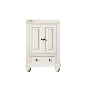 Thompson 24 in. W x 21 in. D x 34 in. H Vanity Cabinet in French White
