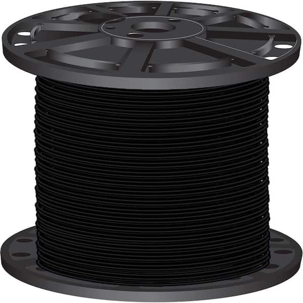 Southwire 2,500 ft. 10 Black Stranded CU XHHW Wire