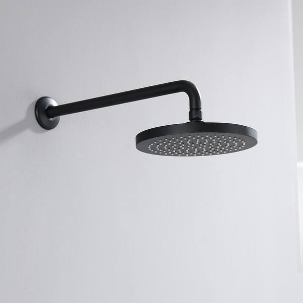 LUXIER Single-Handle sale 1-Spray Shower Faucet + Valve - Matte Black