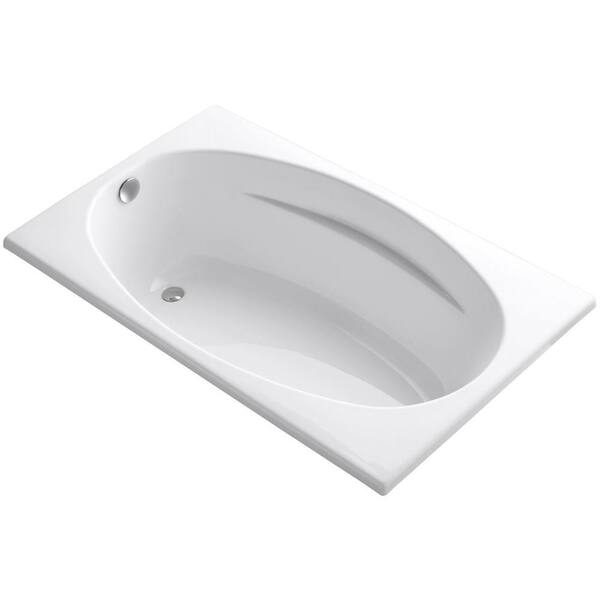 KOHLER Proflex 5 ft. Reversible Drain Bathtub in White
