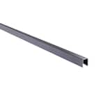 1.5 in. x 1.5 in. Aluminum Cap Rail for Top of Industrial Horizontal Slip Fence System