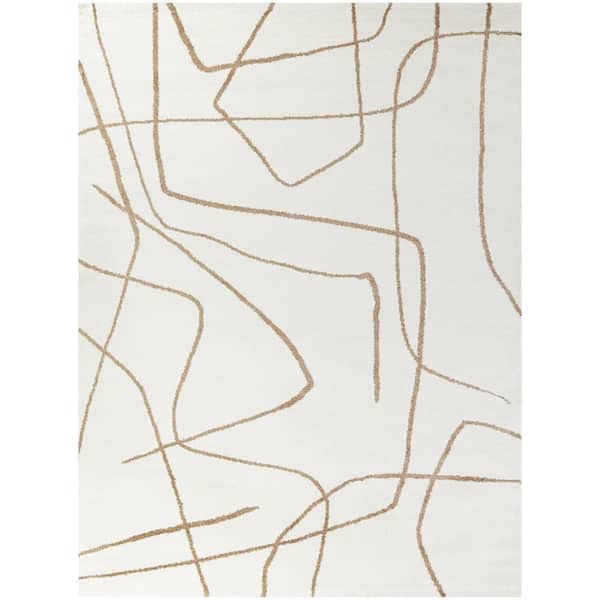 BALTA Descartes Rust 5 ft. 3 in. x 7 ft. Abstract Area Rug