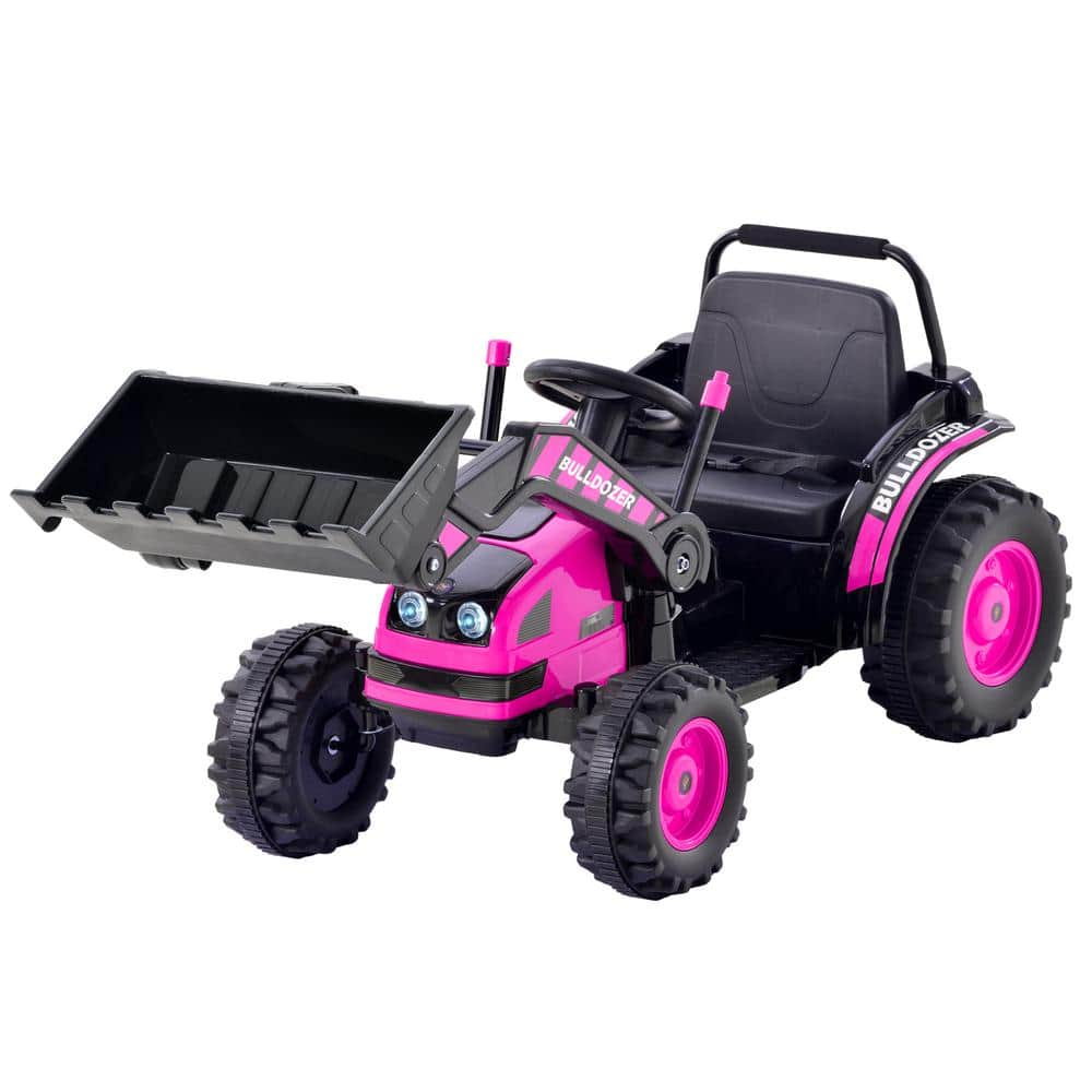 Pink discount bulldozer toy