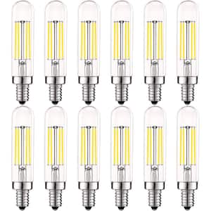 60-Watt Equivalent T6 T6.5 Dimmable Edison LED Light Bulbs 5-Watt UL Listed 5000K Bright White (12-Pack)