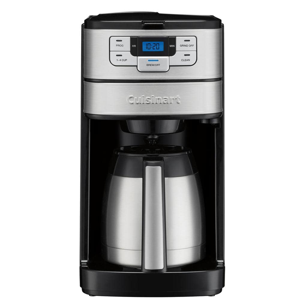 Cuisinart 12 Cup Automatic Grind & Brew Coffeemaker, Black, DGB-400