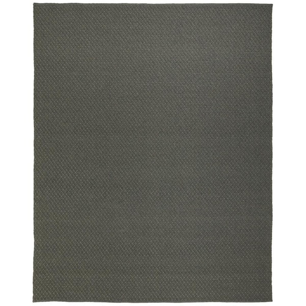 9 ft. x 12 ft. Green Abstract Area Rug
