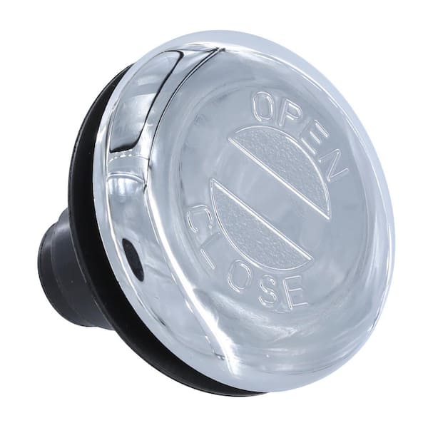 DANCO 3/8 in. Plastic Drain Stopper in Chrome 88196 - The Home Depot