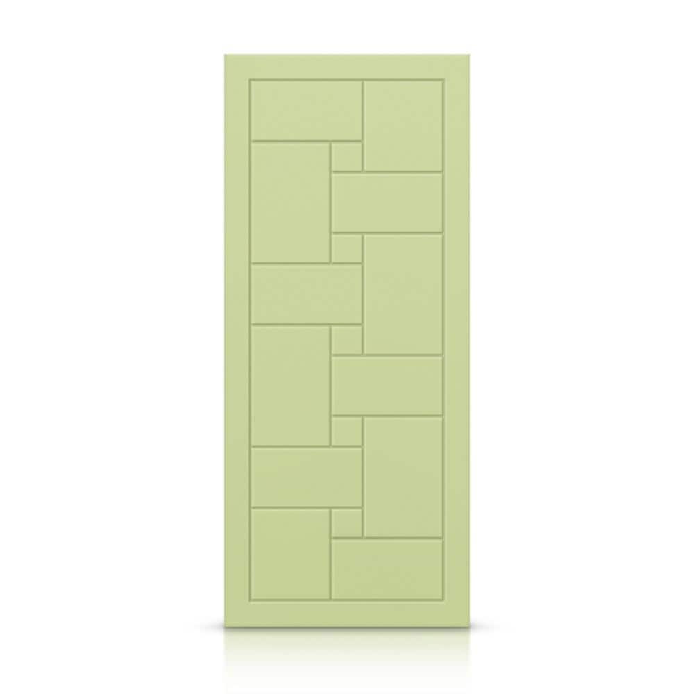 30 in. x 96 in. Hollow Core Sage Green Painted Composite MDF Interior Door Slab price history on PriceWatchPro