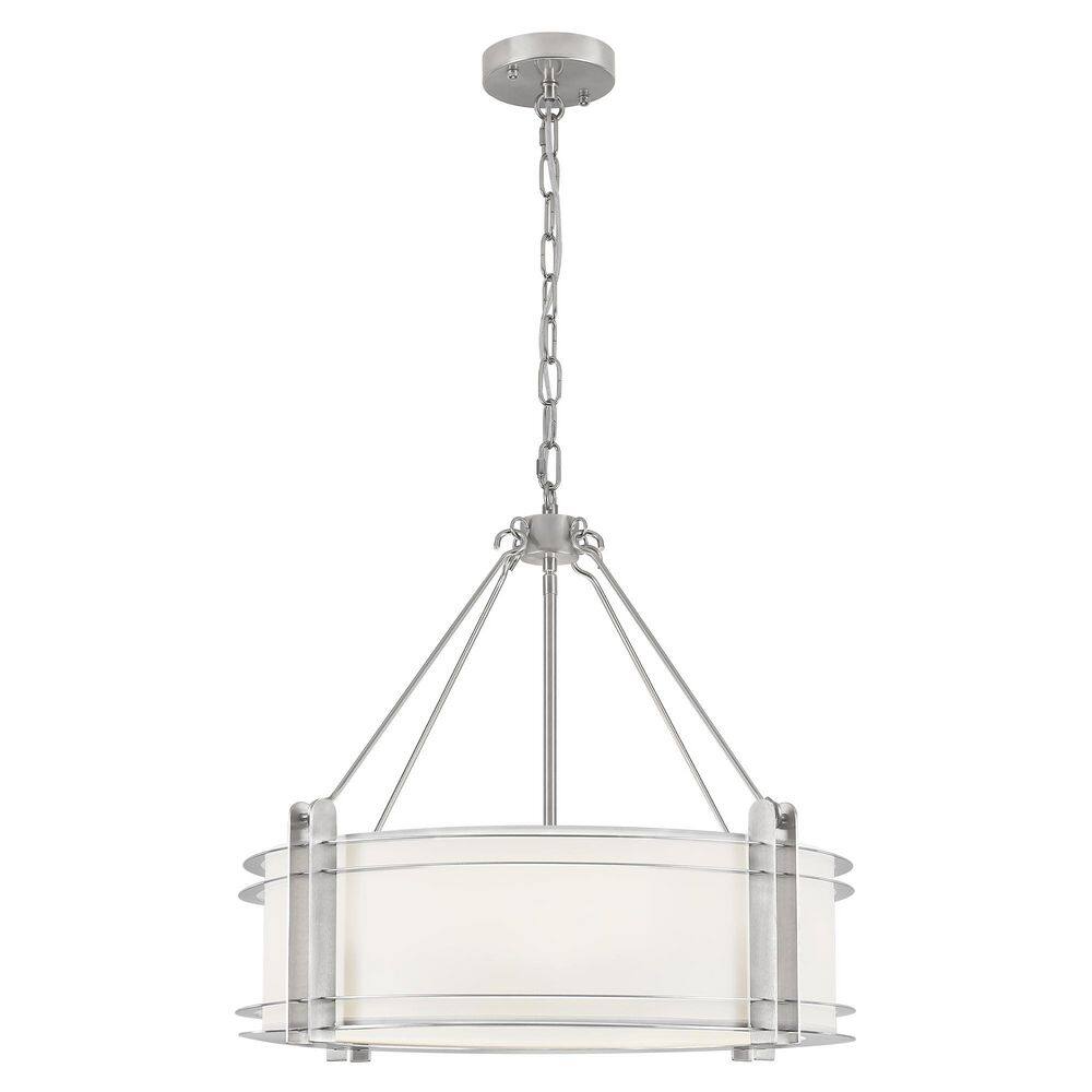 5-Light Nickel Drum Chandelier With Fabric Shape For Dining Room Bedroom Foyer price history on PriceWatchPro