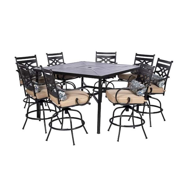 9 piece counter height outdoor dining set