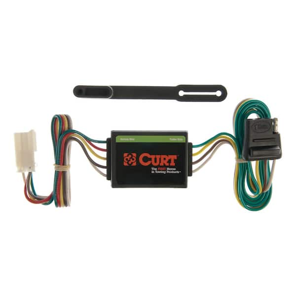 CURT Custom Vehicle-Trailer Wiring Harness, 4-Flat, Select Isuzu Trooper, Acura SLX, OEM Tow Package Required, T-Connector-55339 - The Home Depot | Acura Slx Wire Harness | | The Home Depot