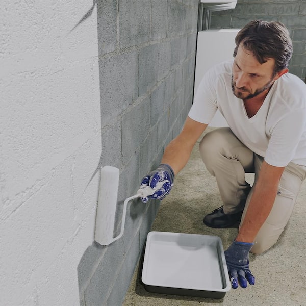 DRYLOK - HD-9000 Professional 5 gal. White Flat Latex Interior/Exterior Basement and Masonry Waterproofer