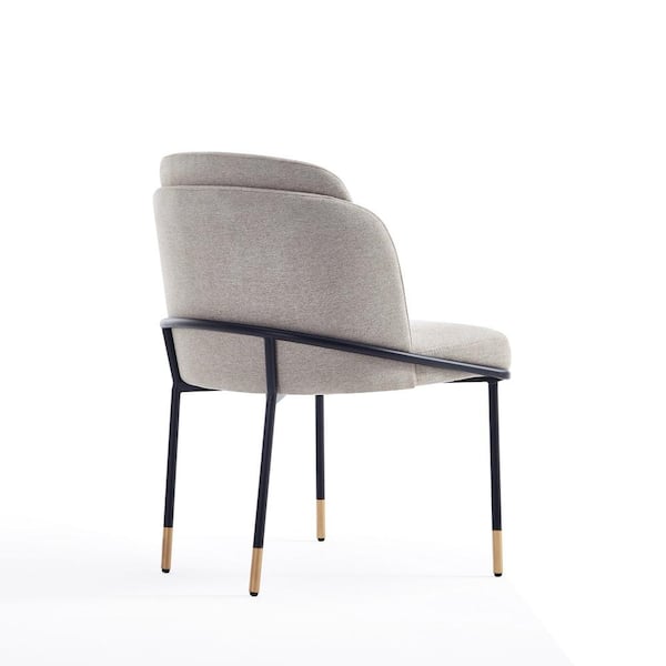 Manhattan Comfort Flor Modern Wheat Twill Weave Upholstered