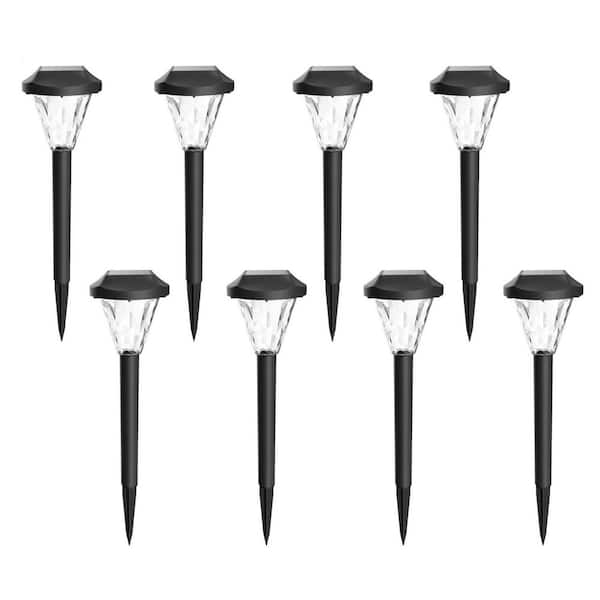 8 Pack Solar Lights Outdoor Waterproof (Cold White)