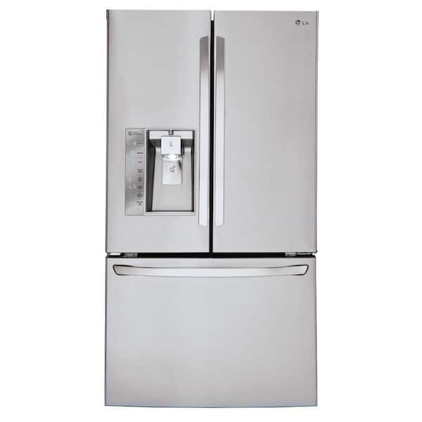 LG 29.8 cu. ft. French Door Refrigerator in Stainless Steel with Multi-Air Flow and Smart Cooling