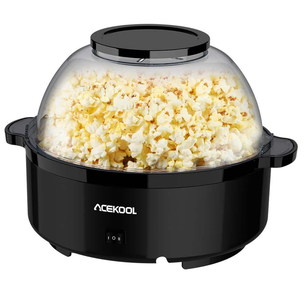 Hot Air Popcorn Maker Machine 1100W Electric Popcorn Popper Kernel Corn  Maker Bpa Free, 95% Popping Rate, 3 Minutes Fast, No Oil Healthy Snack for