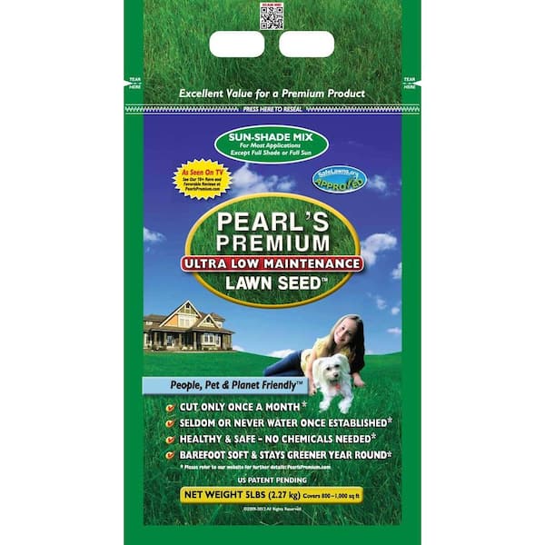 Pearls Premium 5 lb. Sun-Shade Mix Lawn Seed-DISCONTINUED