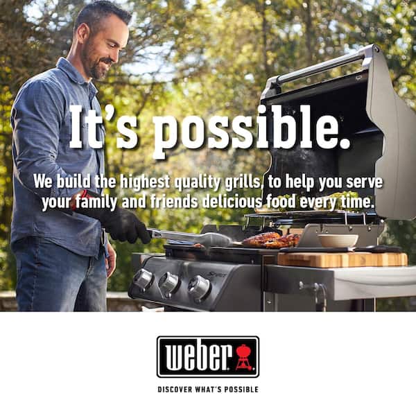 Weber-Stephen Products 7131 Fits Any Genesis II 4 Burner Grils Outdoor Cooking 