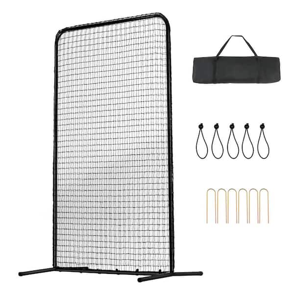 SVOPES I Screen Baseball for Batting Cage 7 x 4 ft. Softball Safety Screen, Portable Batting Net w/ Carry Bag and Ground Stakes