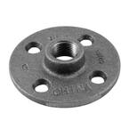 3/8 in. Black Iron Floor Flange
