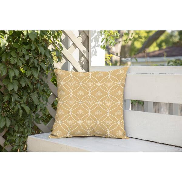 outdoor bee pillow