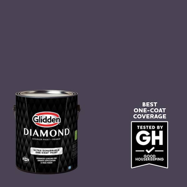 Glidden Diamond 1 gal. PPG1172-7 Blackberry Flat Interior Paint