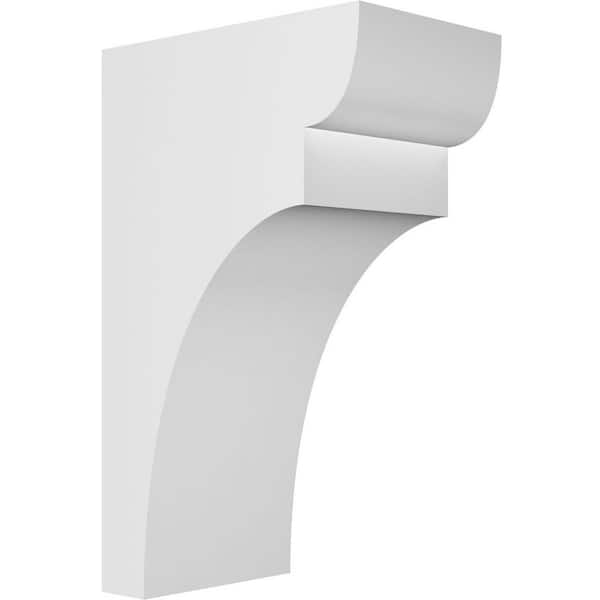 Ekena Millwork Yorktown 4 in. W x 10 in. H x 6 in. D Signature Urethane Polyurethane Corbel