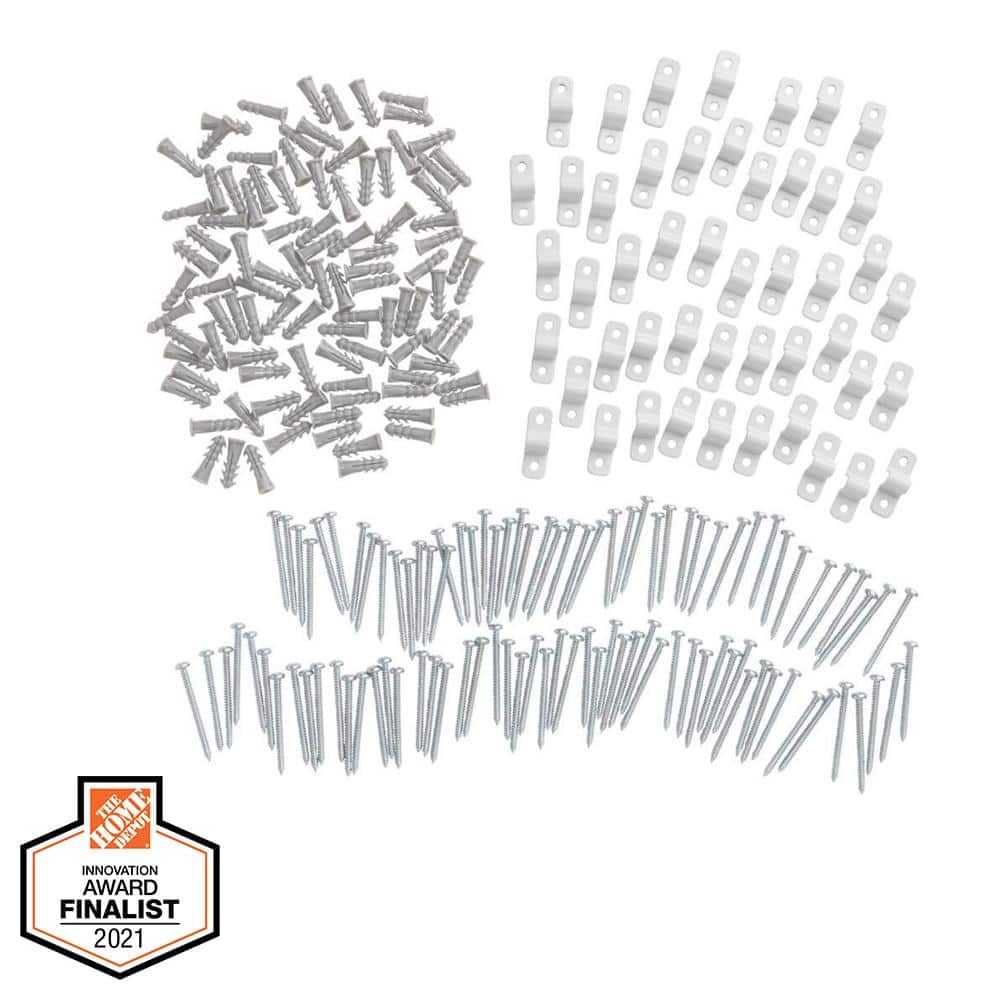 Everbilt Fixed Mount Metal U Clips (48-Pack) 90197 - The Home Depot