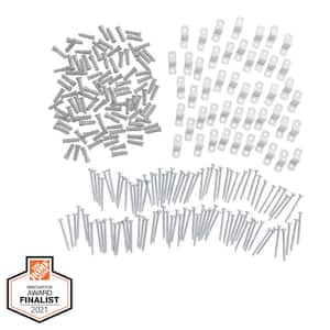 Fixed Mount Metal U Clips (48-Pack)