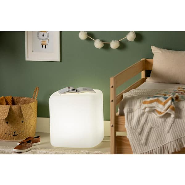 Sweedi White 16 in. Nightstand