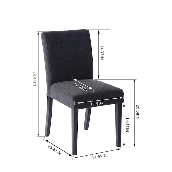 Typical dining chair discount dimensions