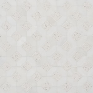 Ivy Hill Tile Terra Italia Bianco 23.62 in. x 23.62 in. Honed Marble  Terrazzo Floor and Wall Tile (3.87 sq. ft./Each) EXT3RD106971 - The Home  Depot