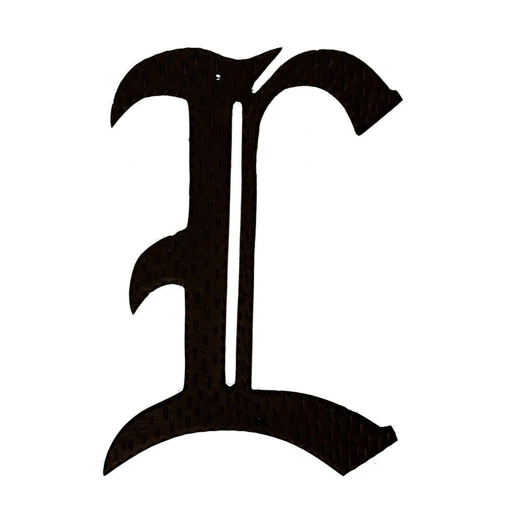 montague metal products 24 in home accent monogram l ham 24 l