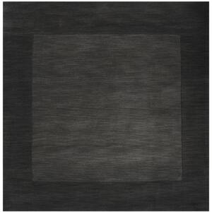 Foxcroft Charcoal 8 ft. x 8 ft. Indoor Square Area Rug