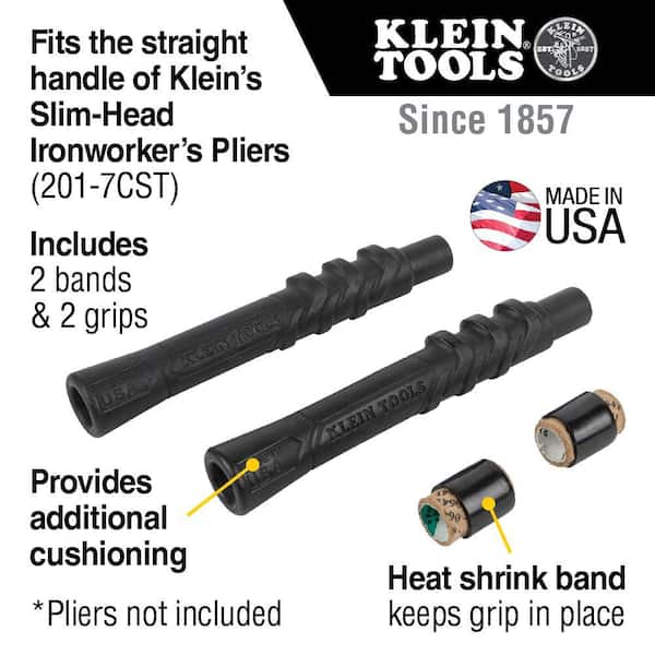 Comfort Grip Set for 9 in. Slim Head Ironworker s Pliers, 2 Pack