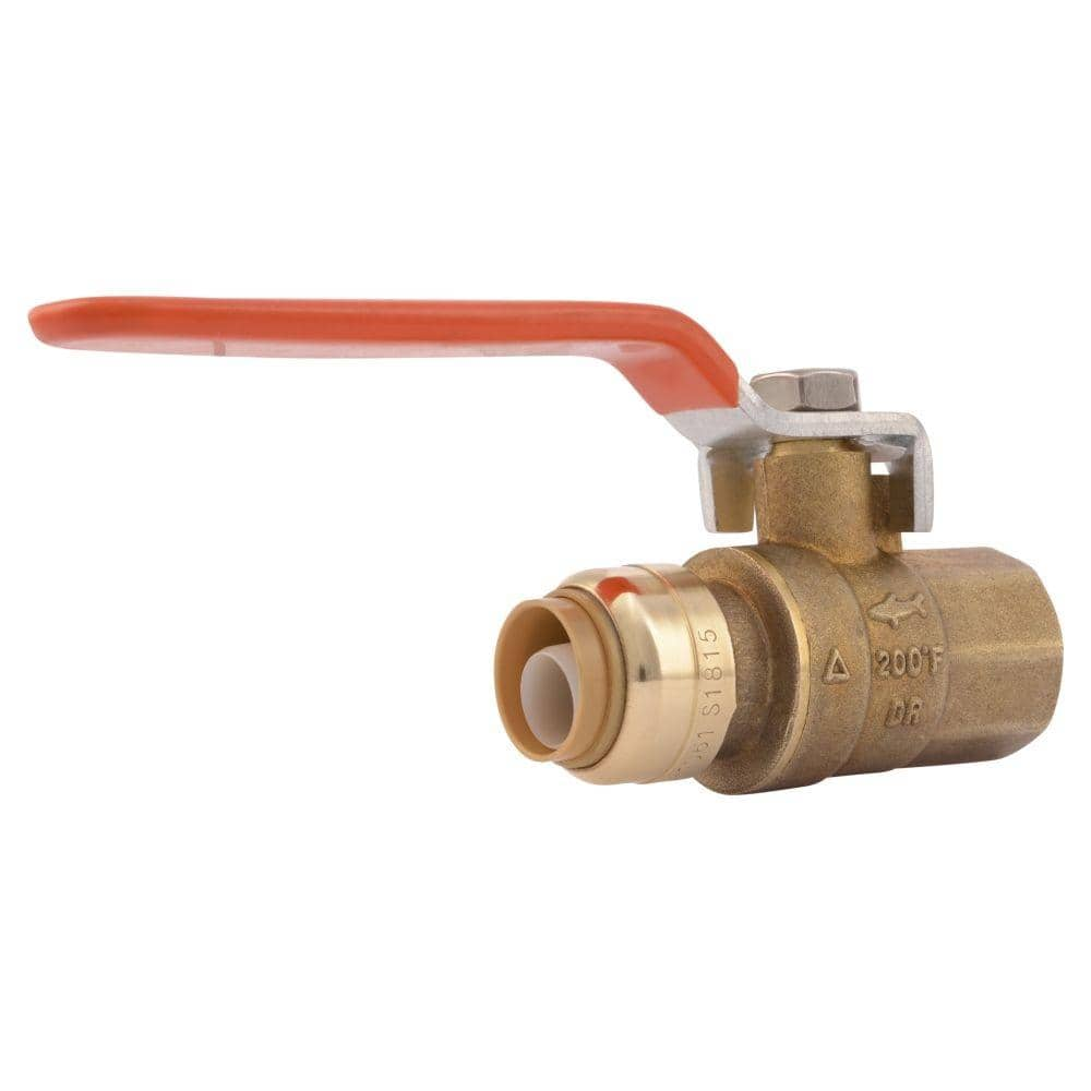 UPC 697285466296 product image for SharkBite 1/2 in. Push-to-Connect x FIP Brass Ball Valve | upcitemdb.com