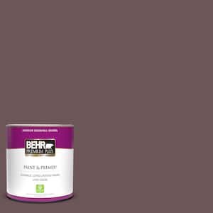 1 qt. #N120-7 Grand Plum Eggshell Enamel Low Odor Interior Paint & Primer