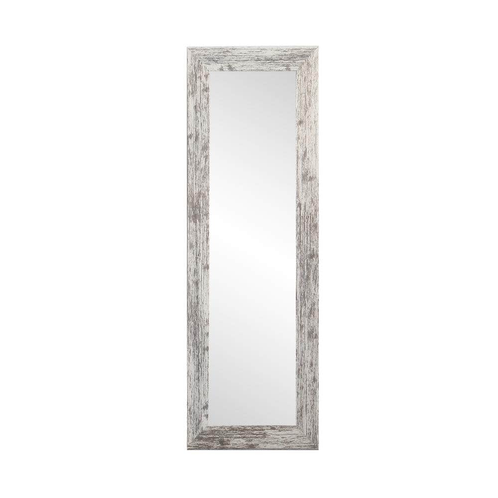BrandtWorks Oversized Distressed White Farmhouse Mirror (71 in. H X 21.5  in. W) BM32THIN - The Home Depot
