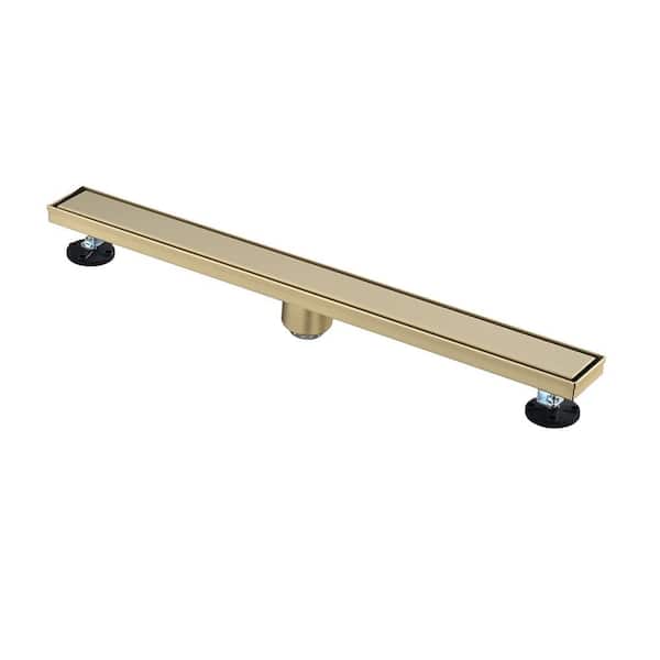 Tahanbath 30 Inches Linear Shower Drain, Included Hair Strainer and Leveling Feet